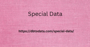 Special Data